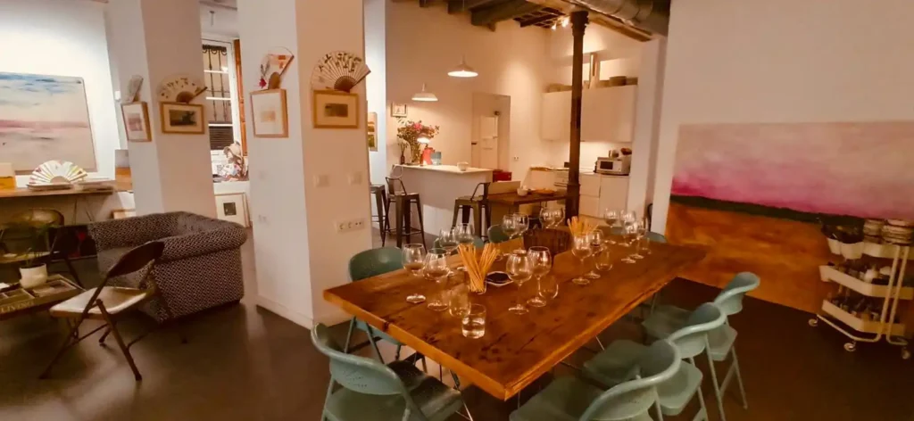 imagen espacio para eventos sevilla catas de vino mesa
