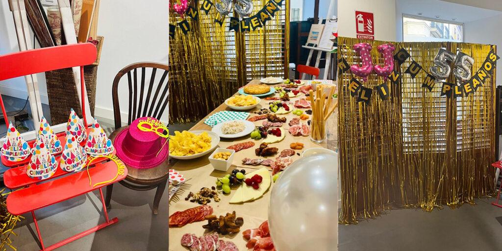 detalles celebrando el cincuenta cumpleanos en nuestro espacio para eventos